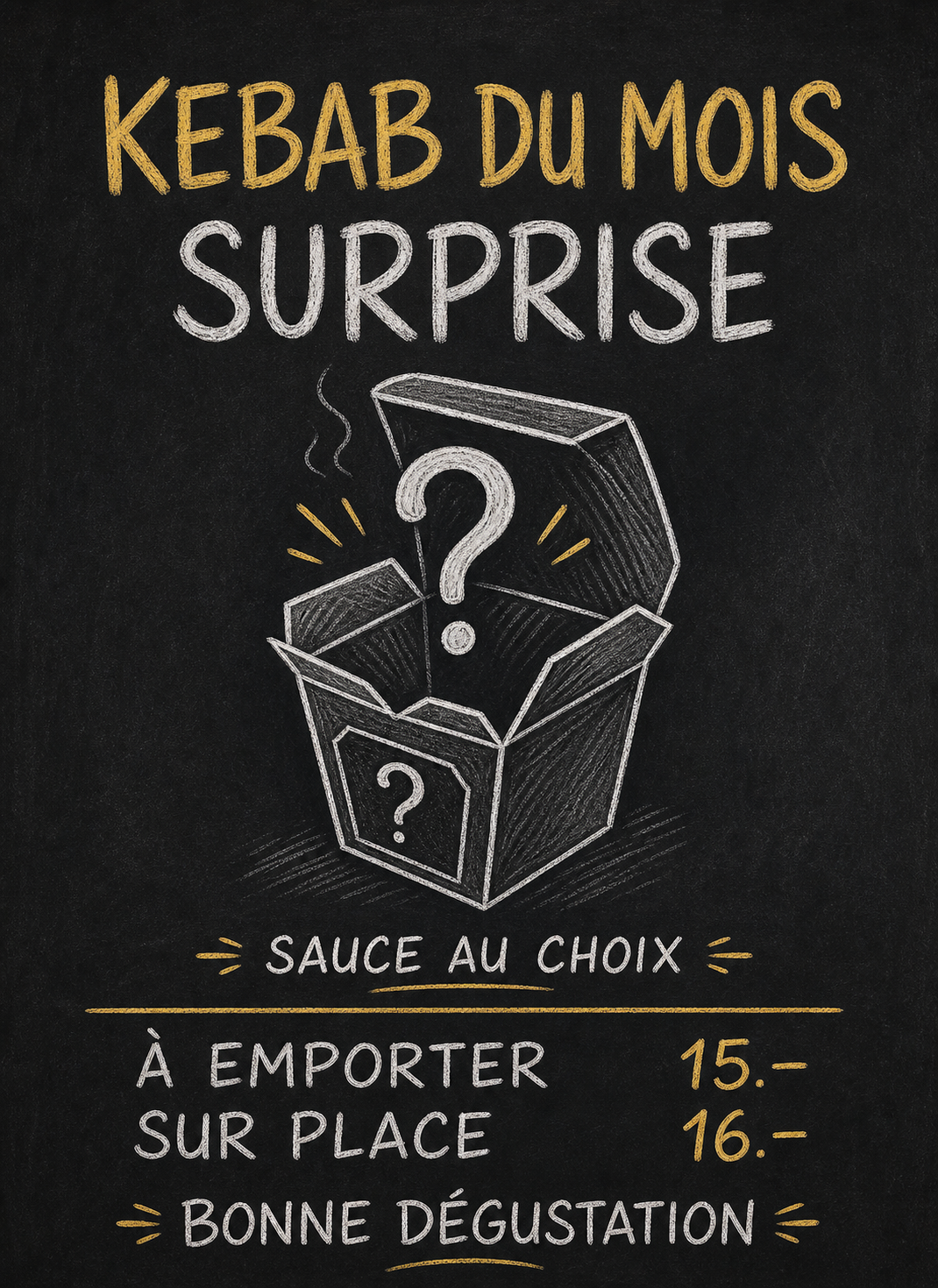 Affiche du kebab du mois
